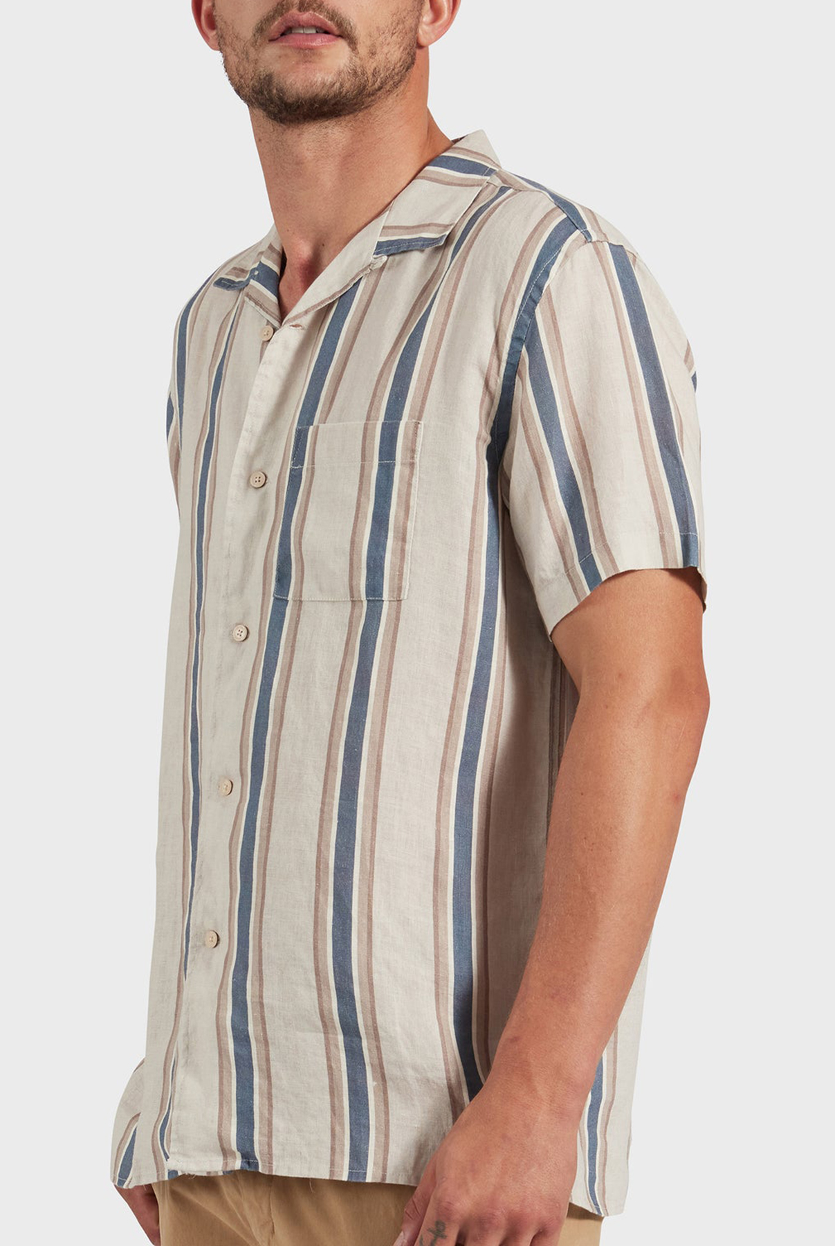 Kobuk Short Sleeve Shirt-Natural