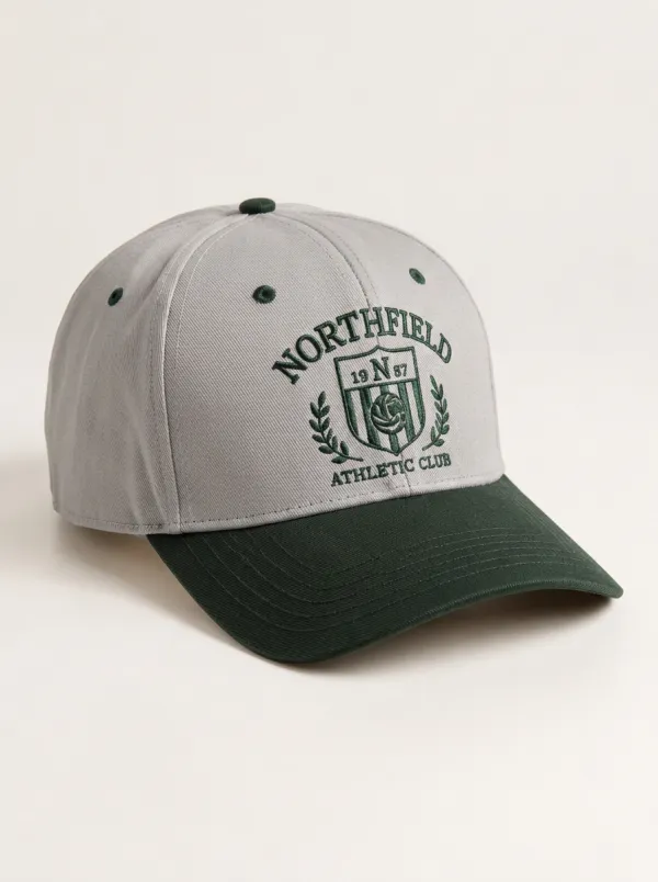 Unisex Northfield Athletic Club Soccer Crest Embroidered Baseball Cap