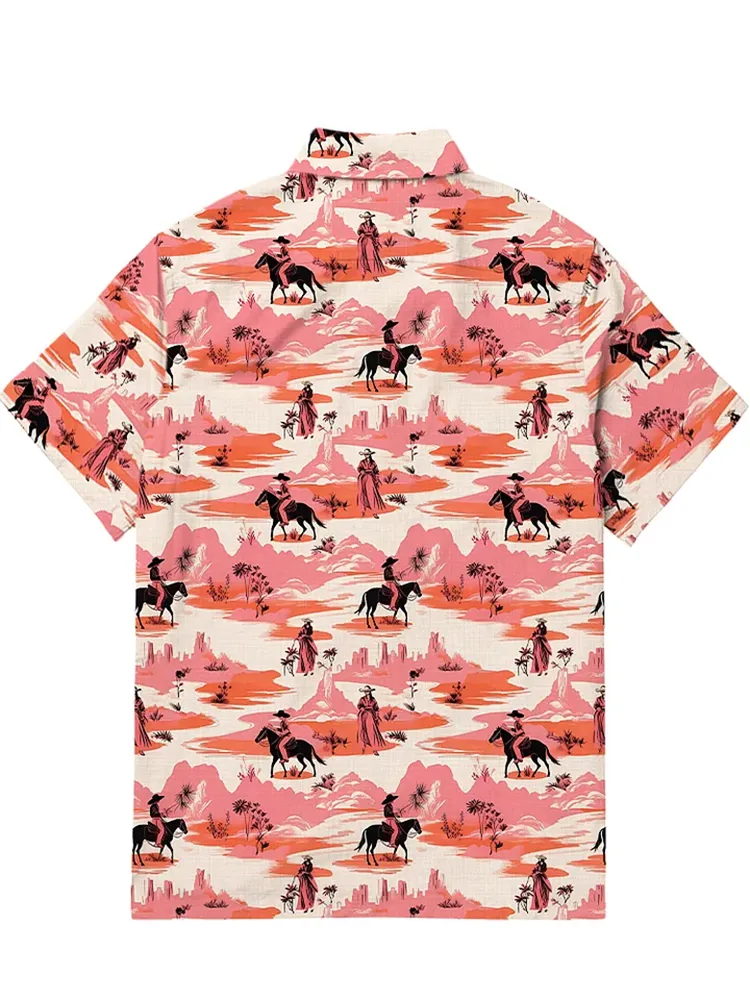 Pink Cowboy Shirt