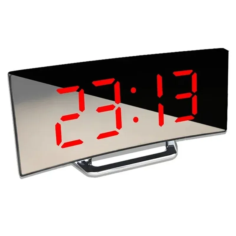 USB Charging Curved Screen Clock