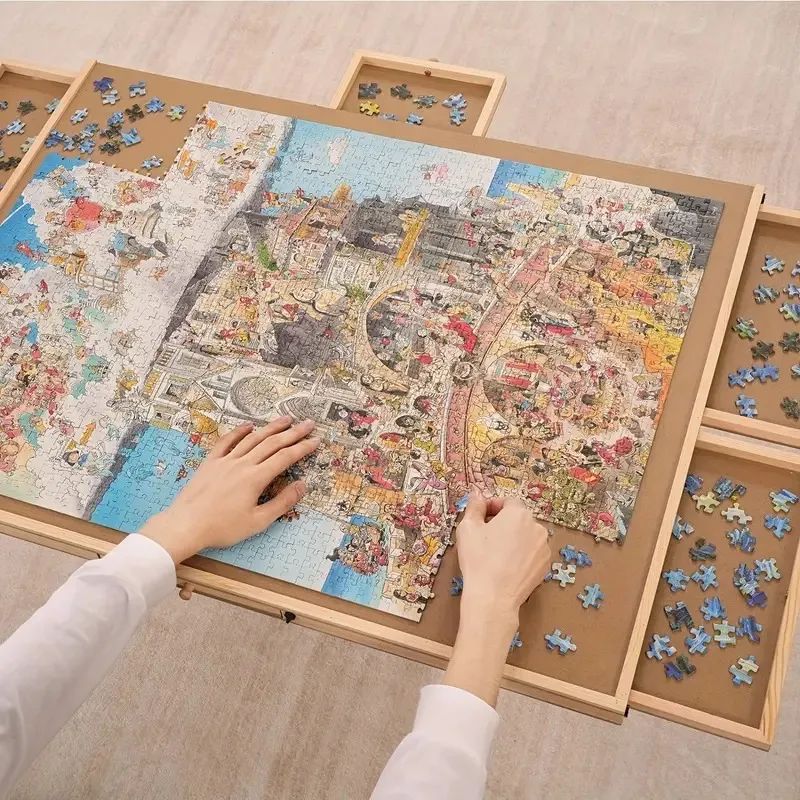 Creative Wooden Colorful Puzzle