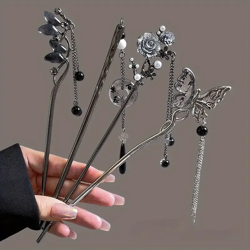 Casual Style Cooling Tassel Hairpin,