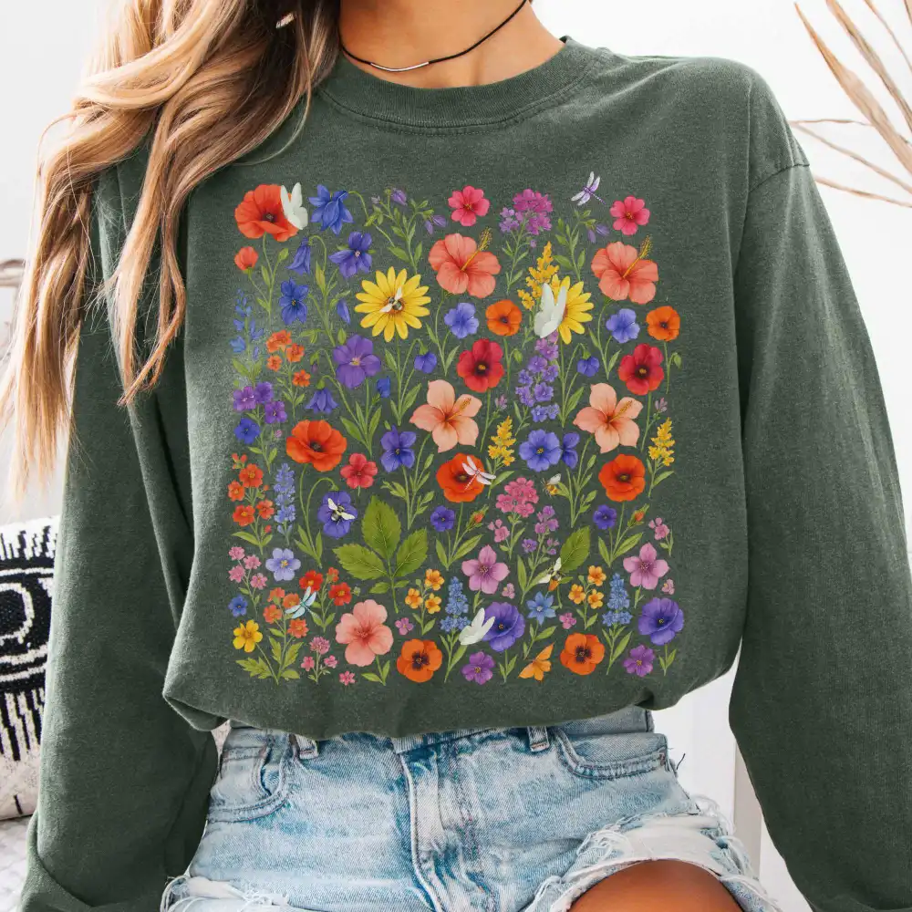 Wildflowers Long Sleeve Shirt