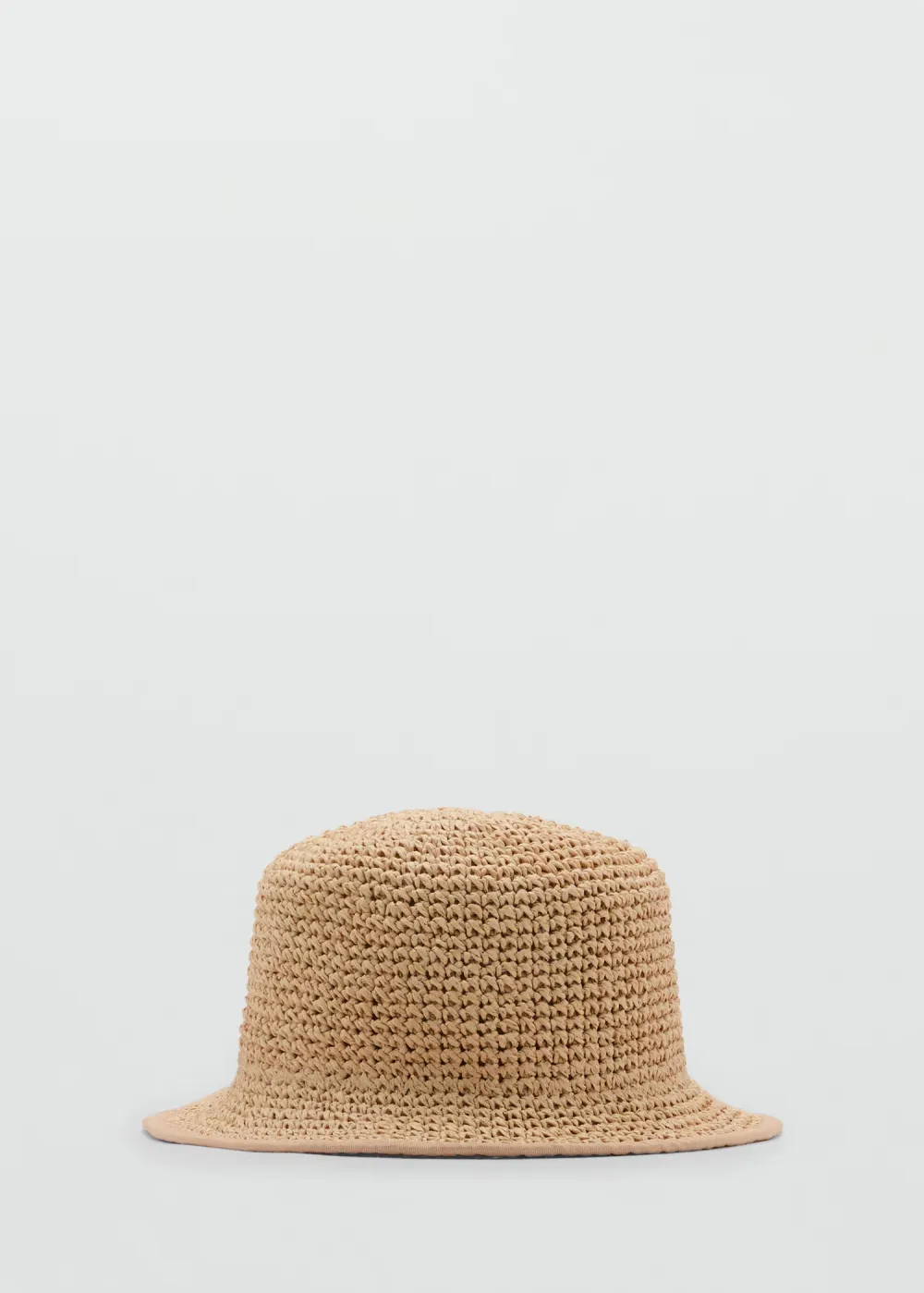 Vacation Style Natural Fibre Ecru Hat