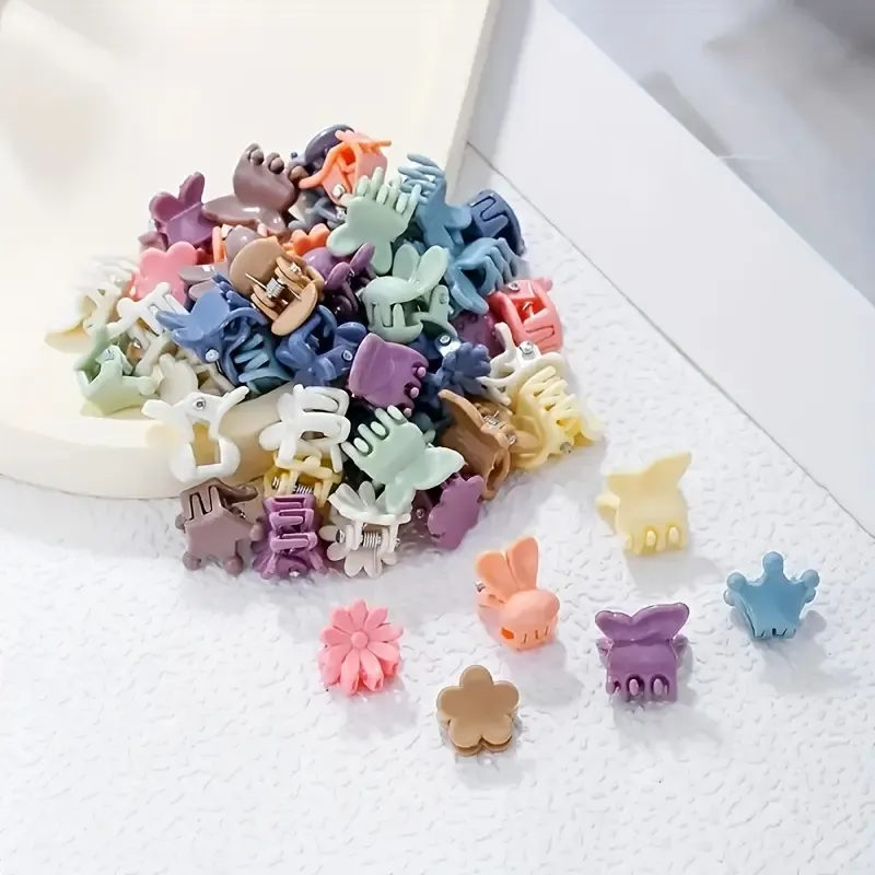 Casual Style Cute Bunny Flower Hair Clips