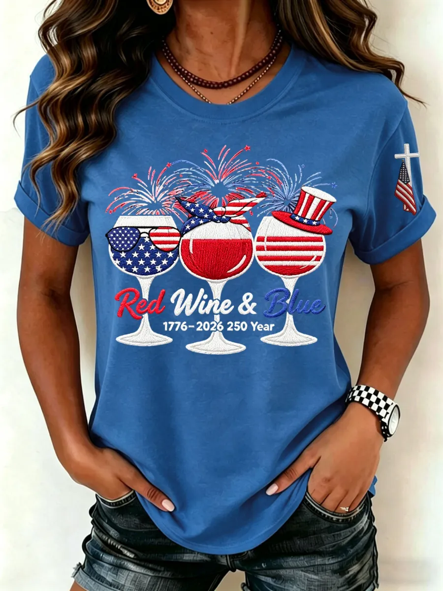 Women's American 250th Anniversary Printed T-Shirt