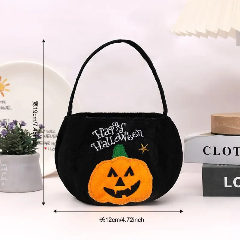 Halloween Children's Outdoor Handheld Fleece Candy Bag
