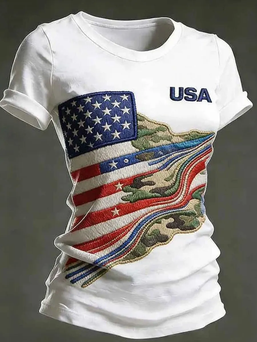 Women's American 250th Anniversary Print T-Shirt