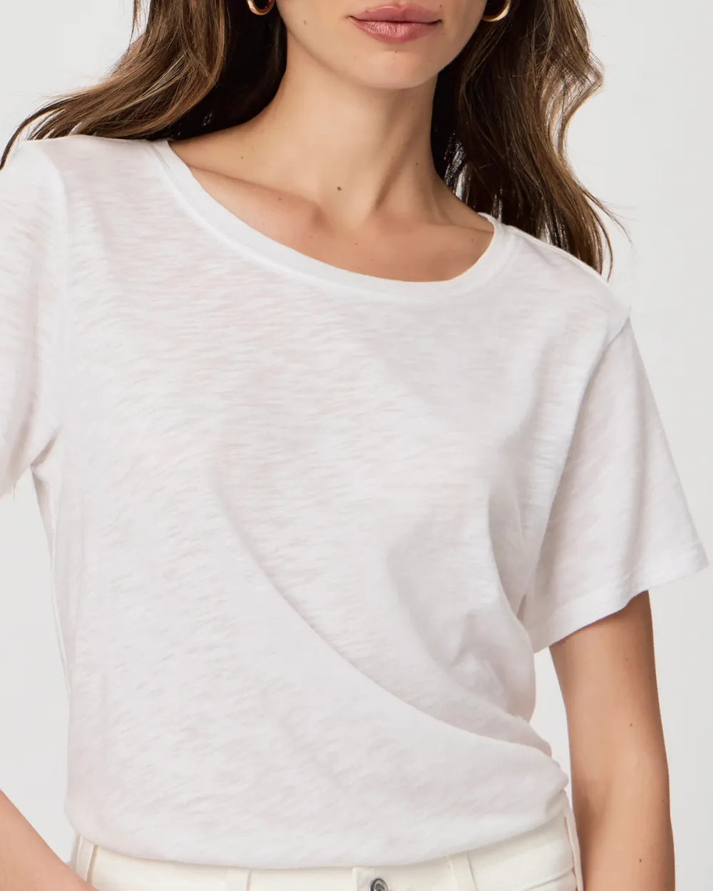White Supremely Soft Crew Neck Tee