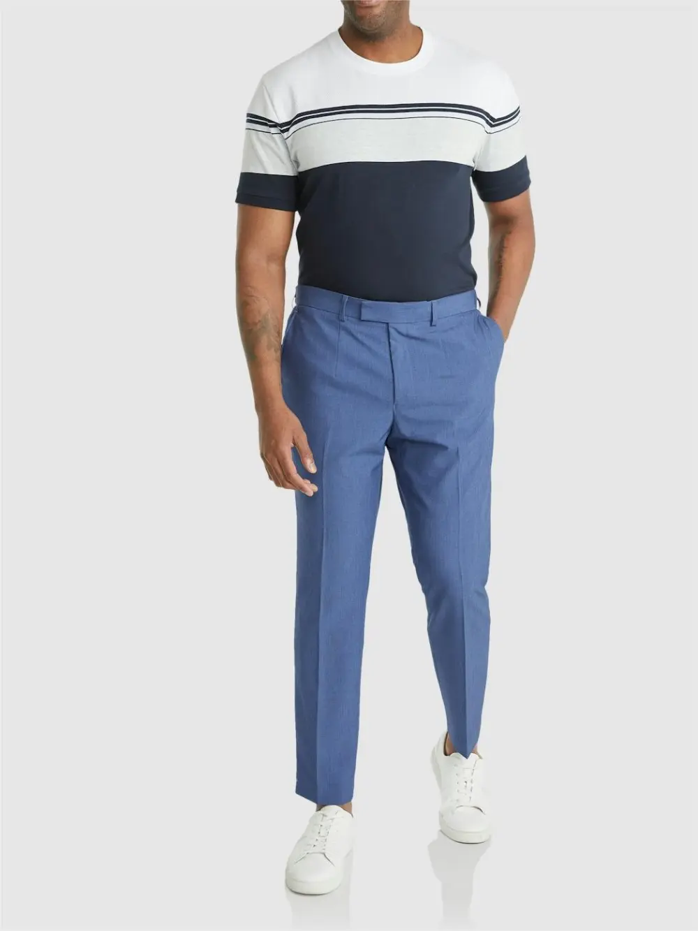Slim Fit Double Stretch Suit Trousers