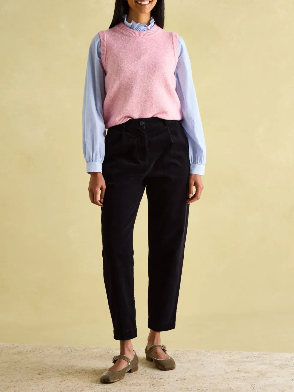 Pink Knitted Vest