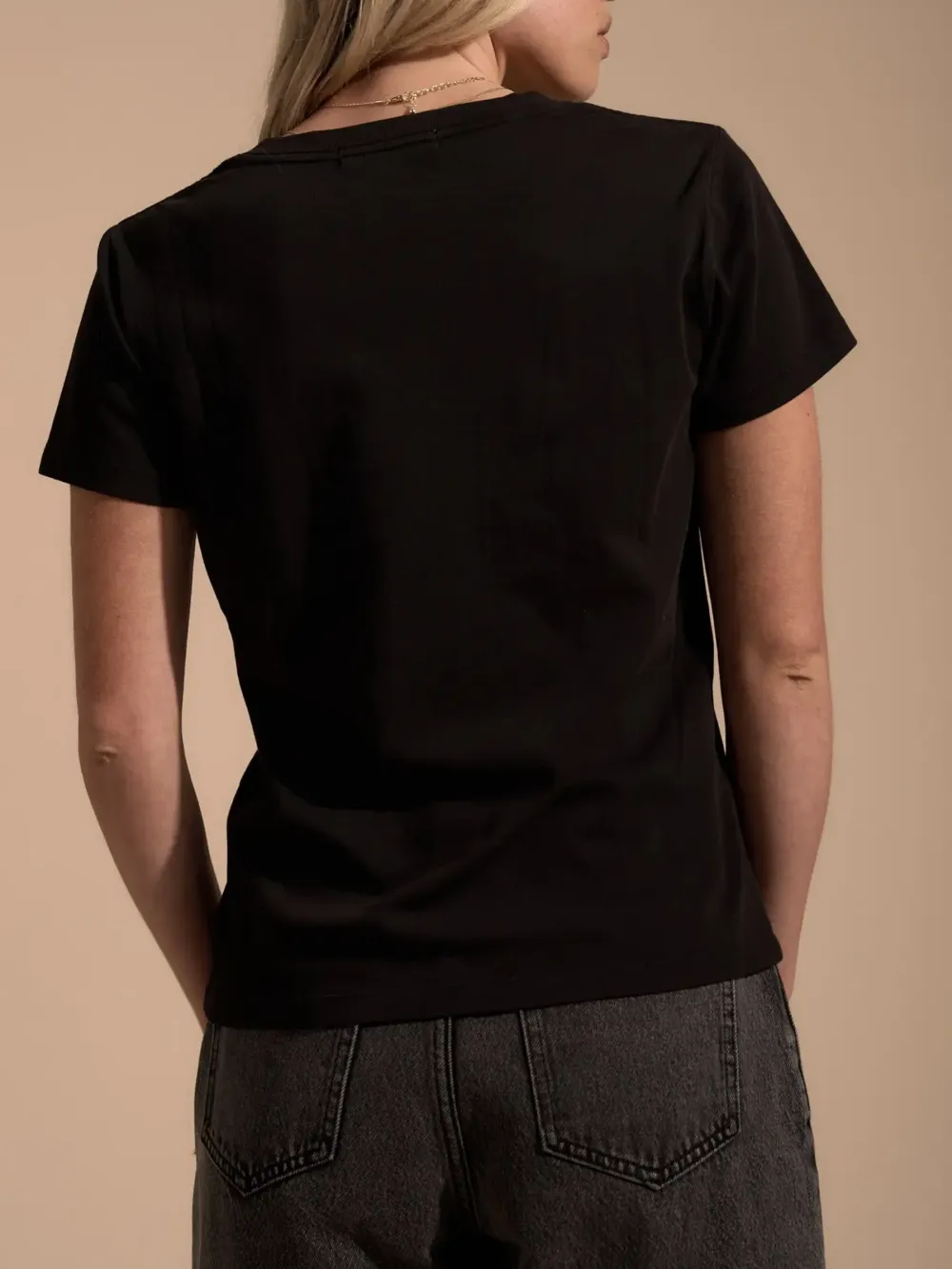 Elementary Organic/Pima Cotton V Neck Tee