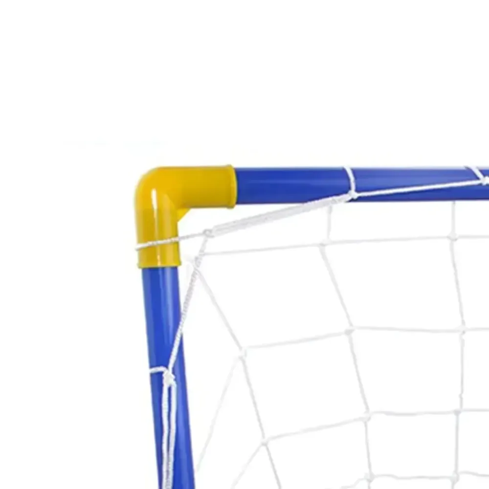 Folding Mini Football Soccer Ball Plastic Removable Goal