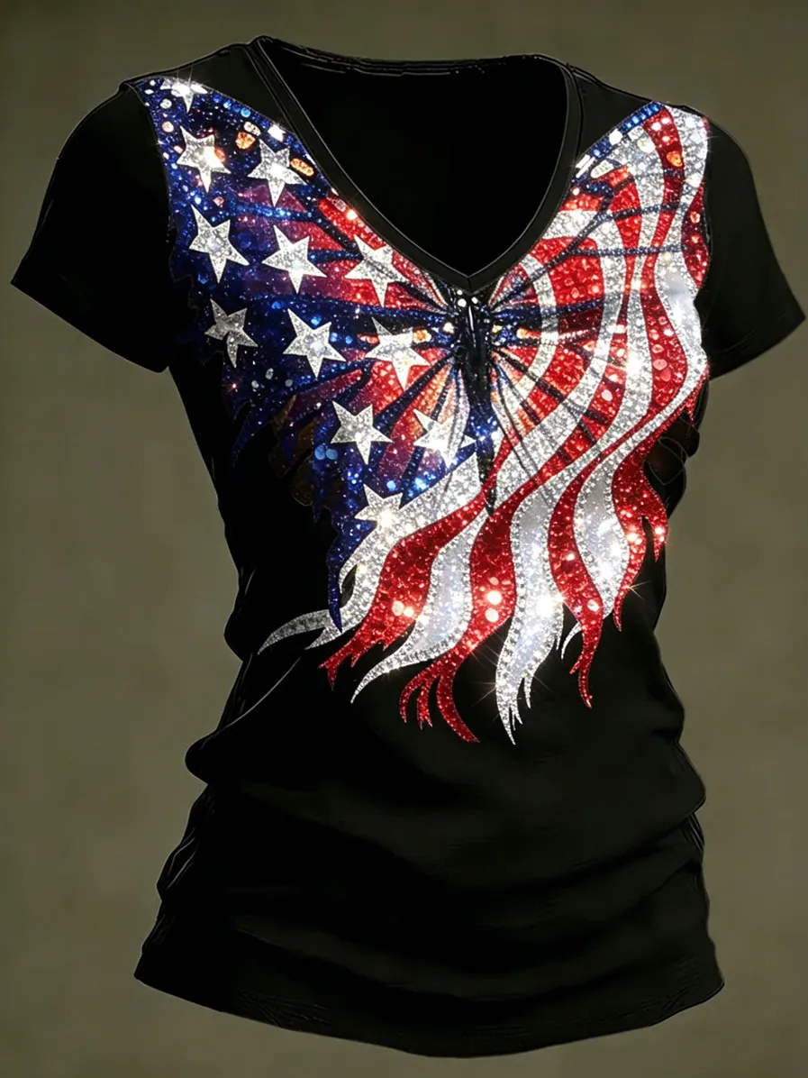 Women's American 250th Anniversary Print T-Shirt