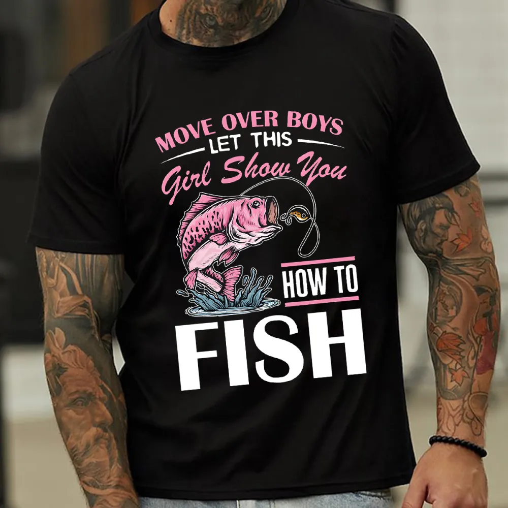 Empowering Fishing Message T-Shirt