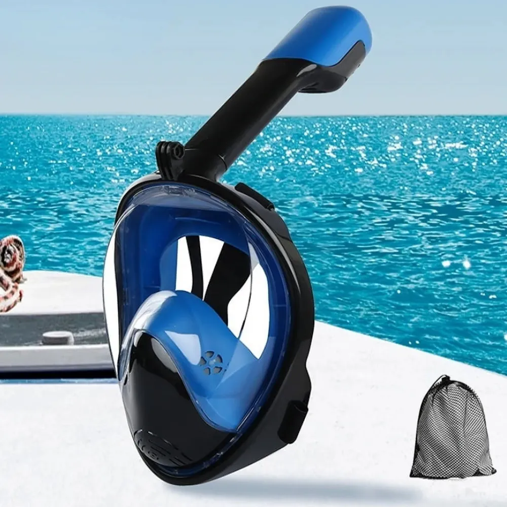 Full-Face Waterproof Children'S Diving Mask With Breathing Tube