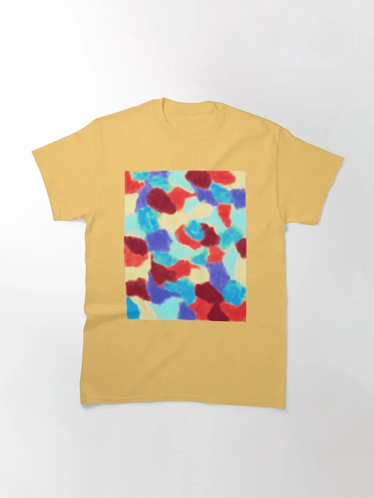 Tye Dye Look Multi Color Classic T-Shirt