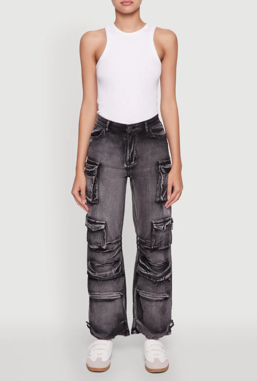 Solid Color Jeans