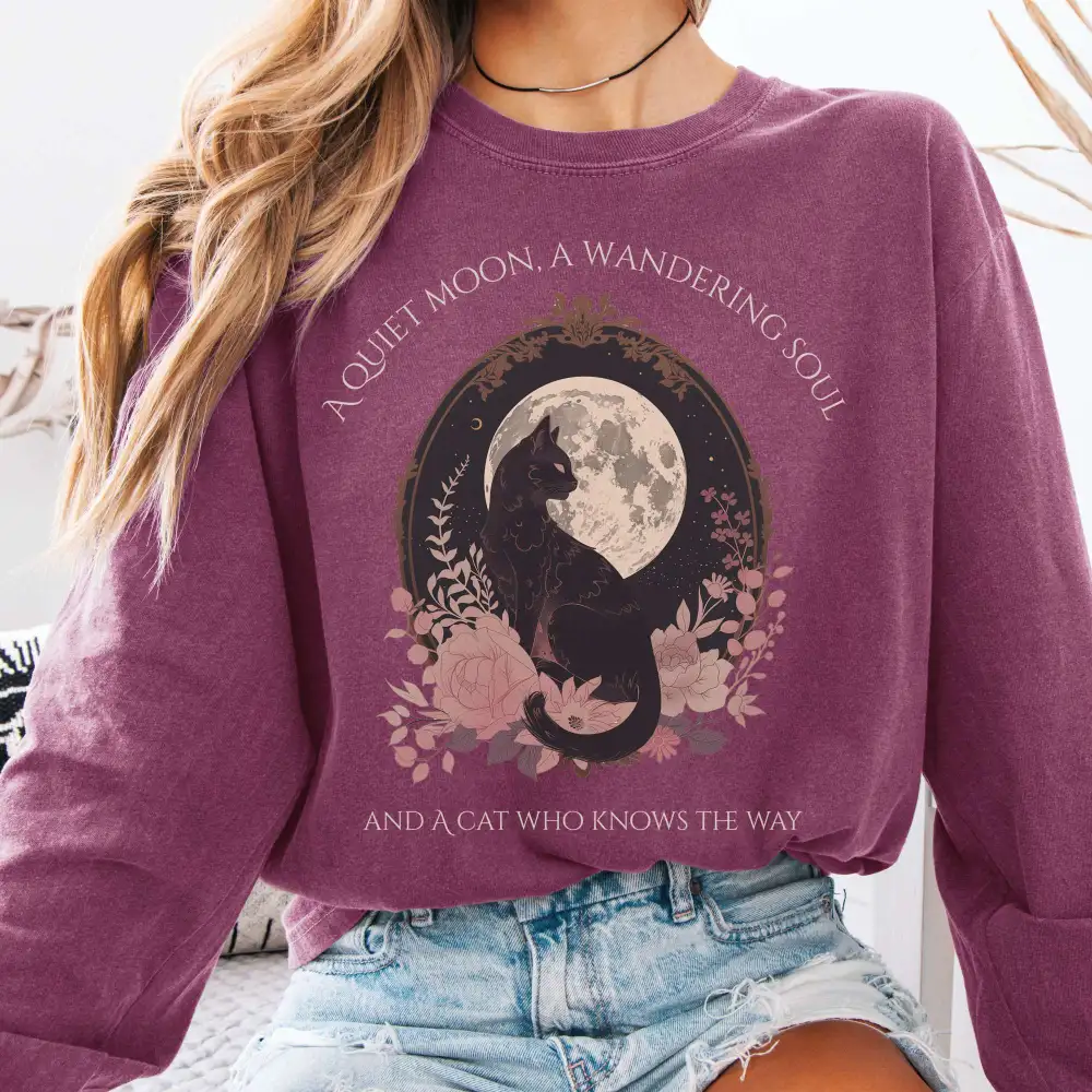 The Cat Who Knows The Way Long Sleeve Tee