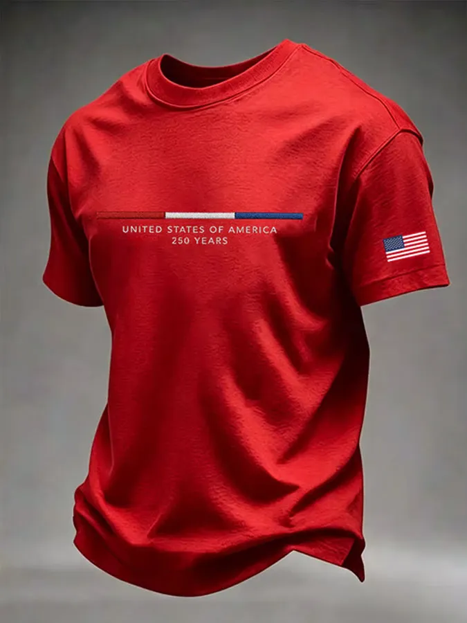 Men's USA Print T-Shirt