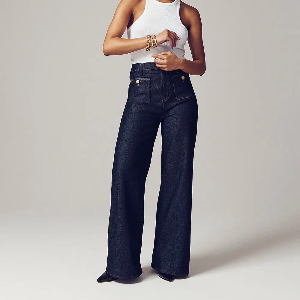 Denim Trouser in Rinse Wash