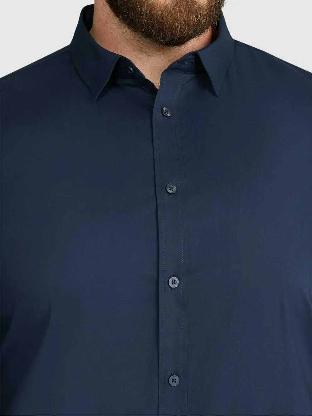 Plain Long-Sleeve Formal Shirts
