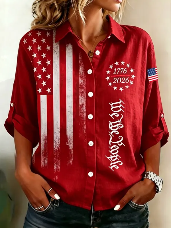 Women's 250th Anniversary Casual Shirt