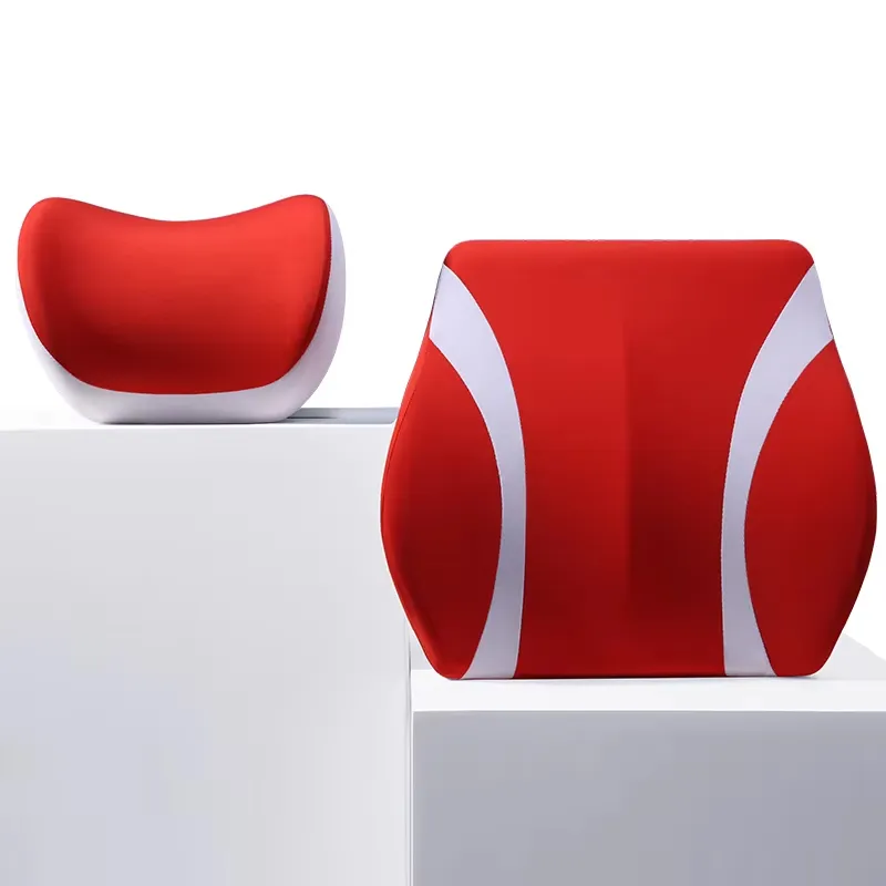Car Seat Neck And Waist Cushion, Soft Cushion