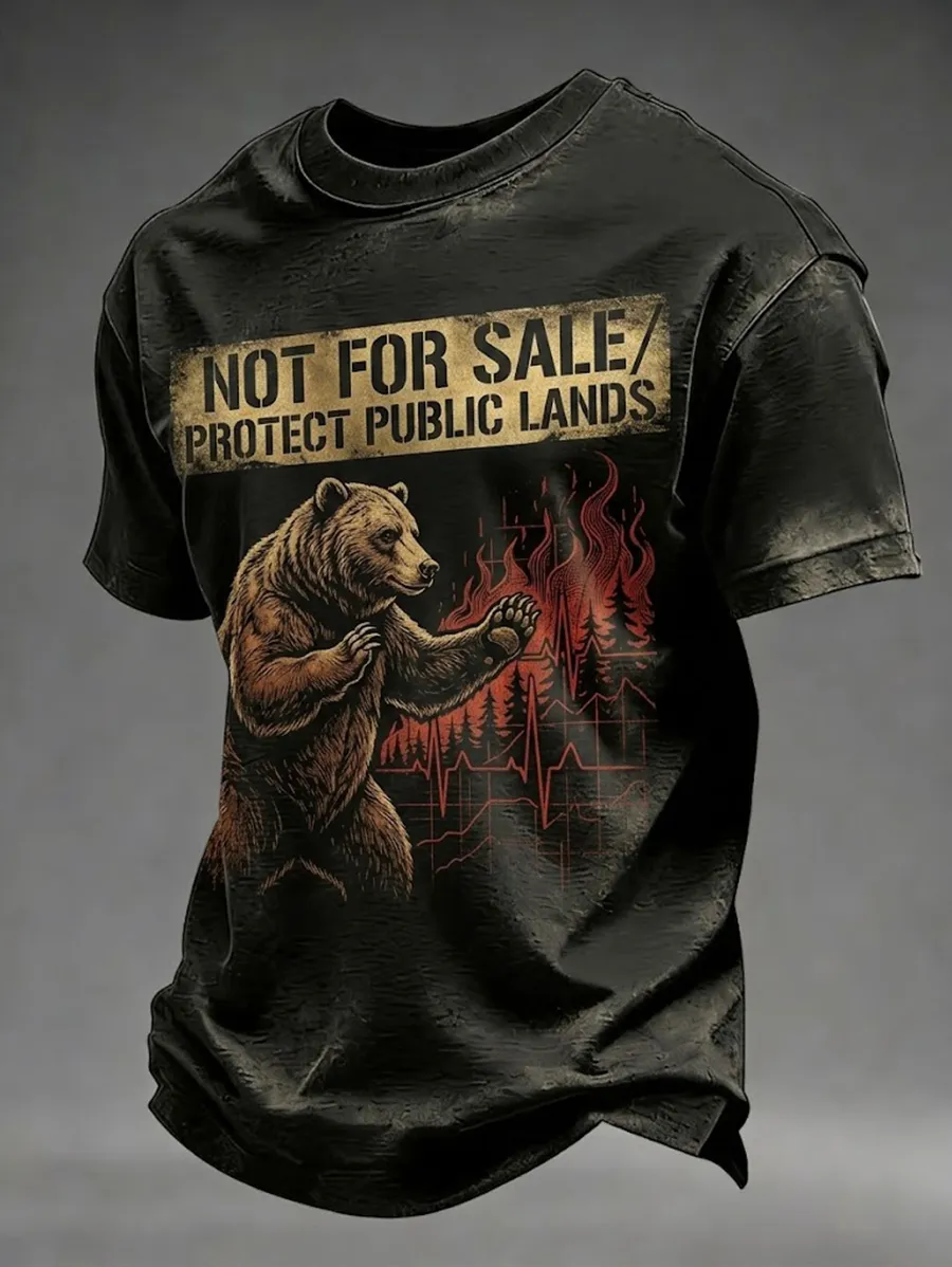 Men's Land Conservation Casual Short Sleeve Tee