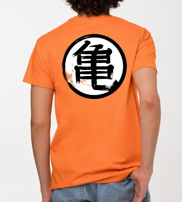 Chinese Character Pattern Short Sleeve T-Shirt
