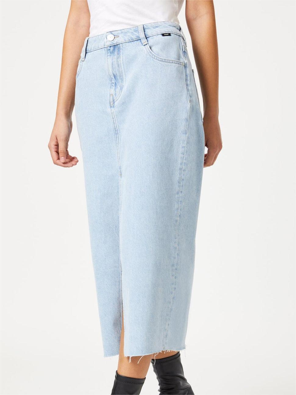 High Waist Denim Skirt