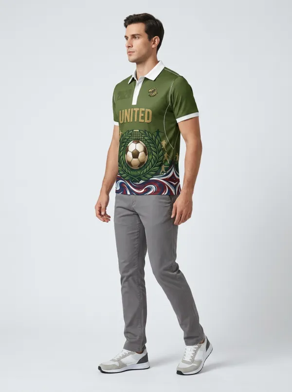 Men's USA Soccer United 2026 Eagle Printed Polo Shirt