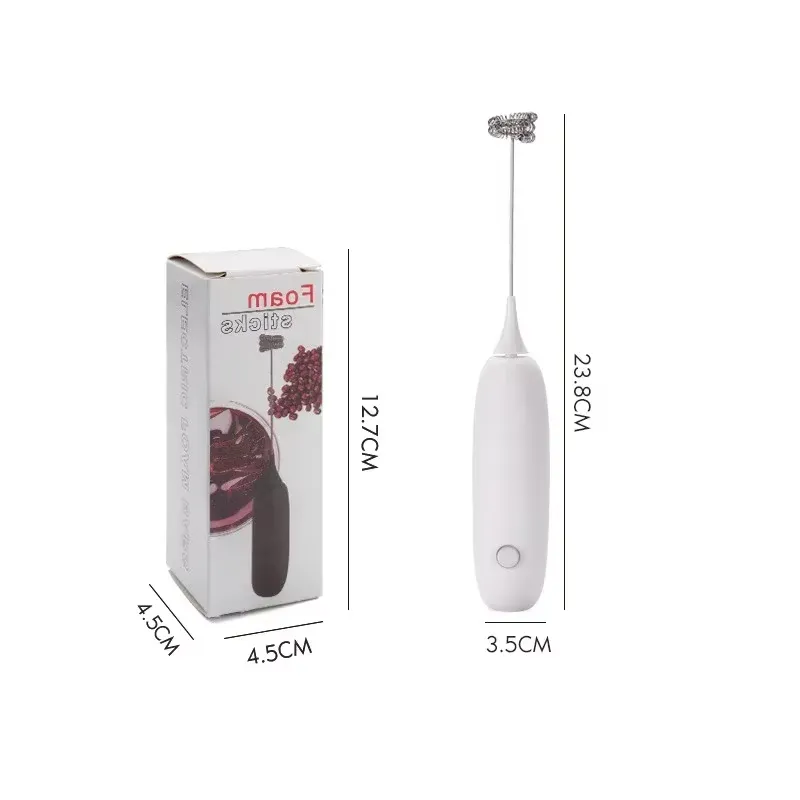 Solid Color Stainless Steel Milk And Egg Mixer