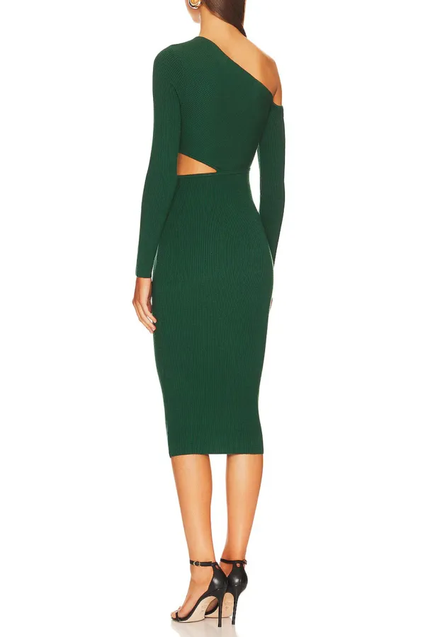 Green Knit Dress