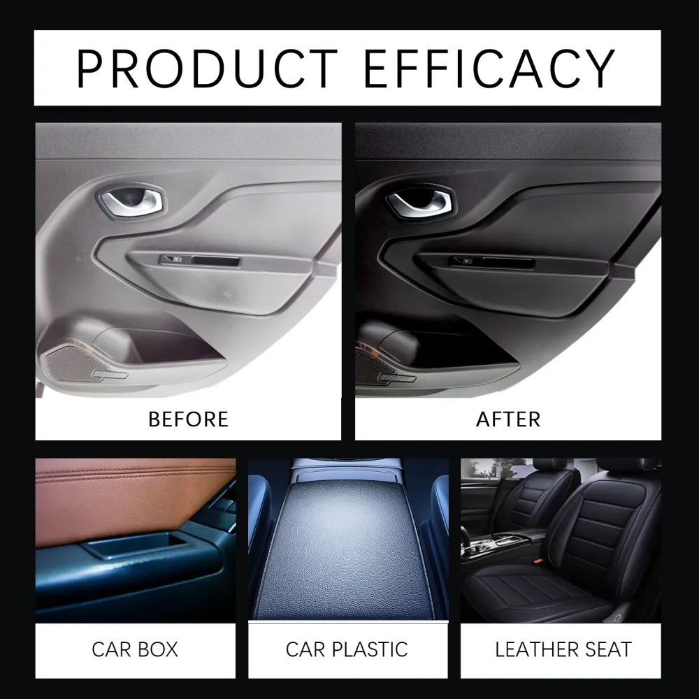 Automobile interior polish (with tools)
