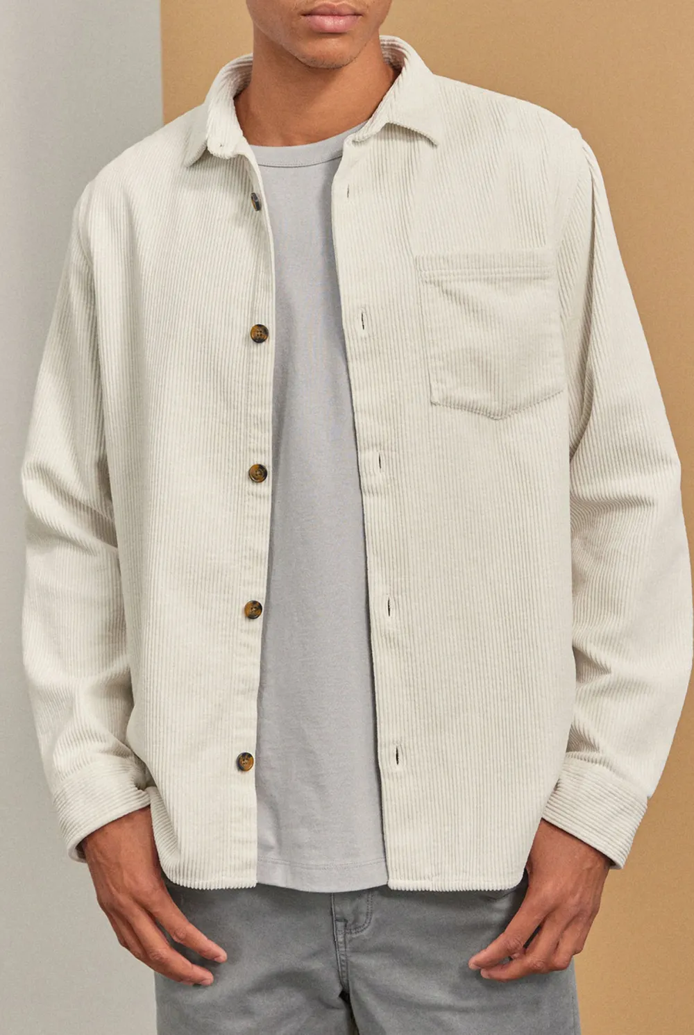 Corduroy Overshirt Pocket Shirt