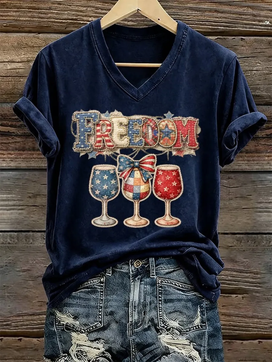Women's American 250th Anniversary Printed T-Shirt