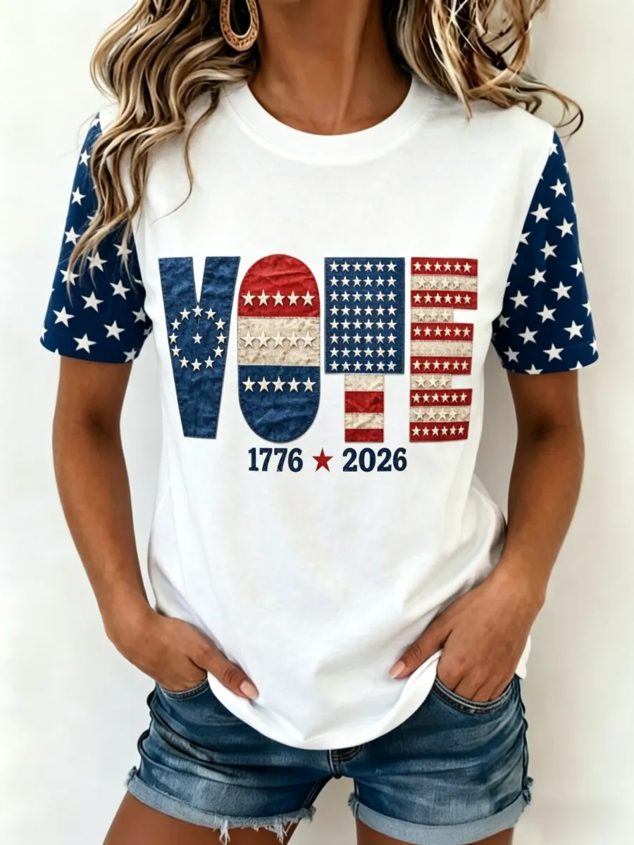 Women's 250th Anniversary VOTE Printed T-shirt