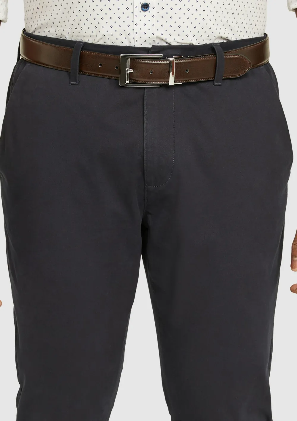 Black Chester Loose Tapered Chino Pants