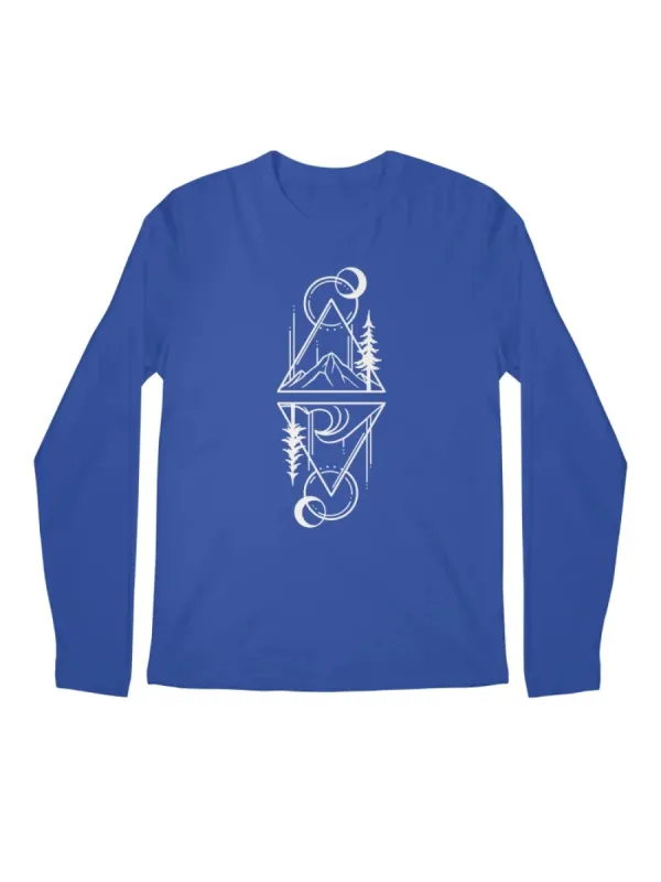 Minimalist Nature Line Art Tee