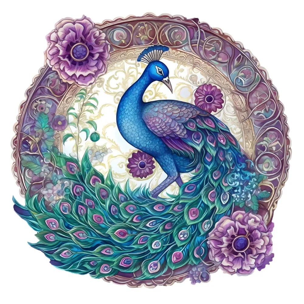 Children'S Peacock Puzzle