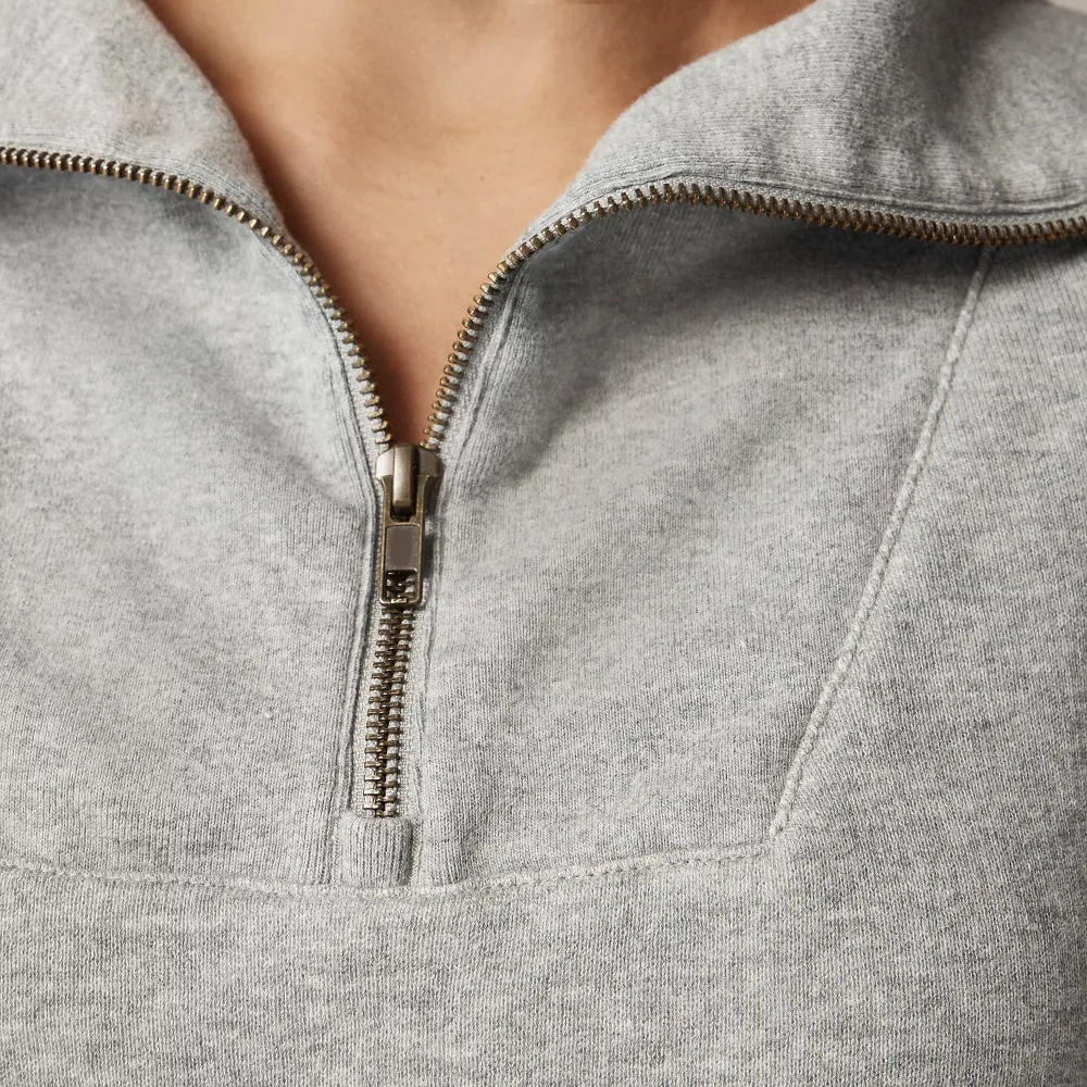 Zipper Terry Rollneck Sweatshirts