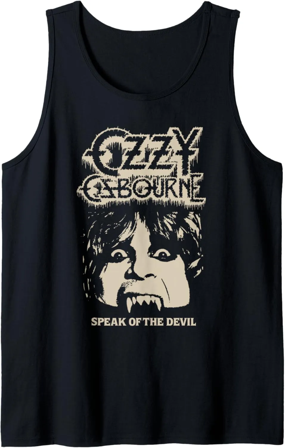 Speak Of The Devil Face Tank Top