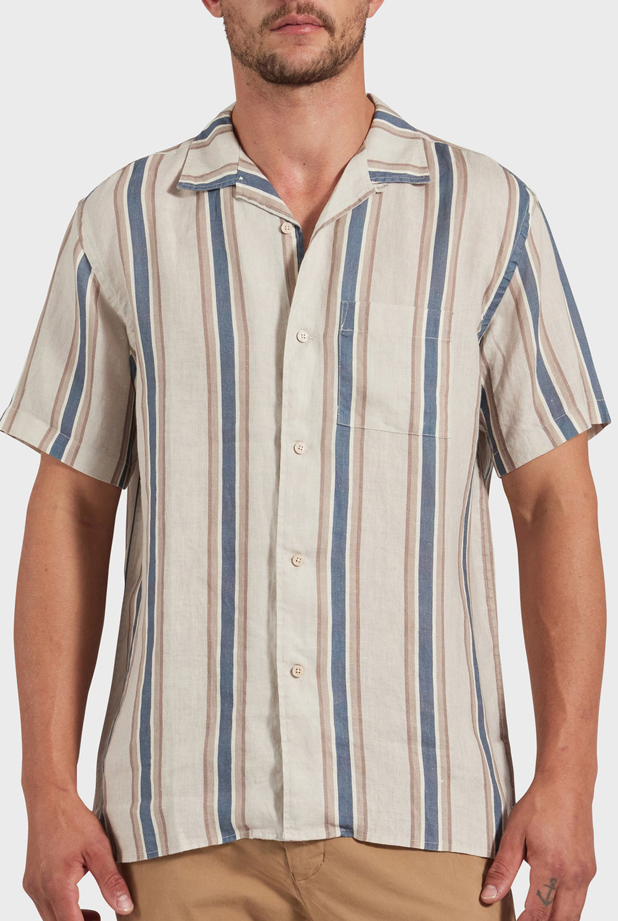 Kobuk Short Sleeve Shirt-Natural