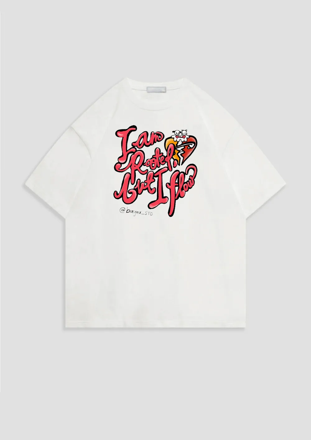 Women's Art Letter Printed T - Shirt