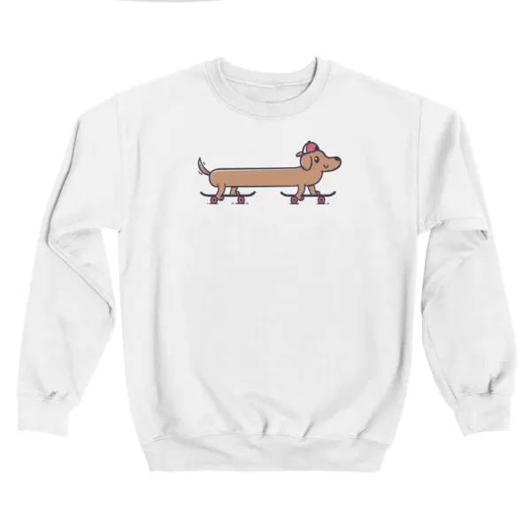 Dachshund Skater Sweatshirt