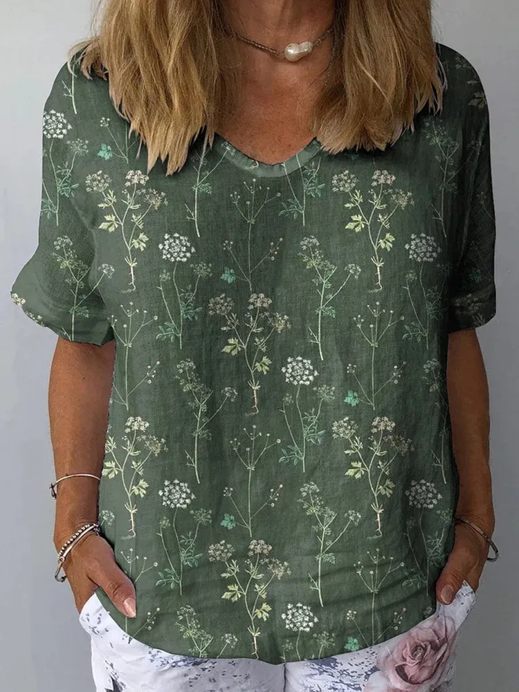 Women's Floral Print Shirt