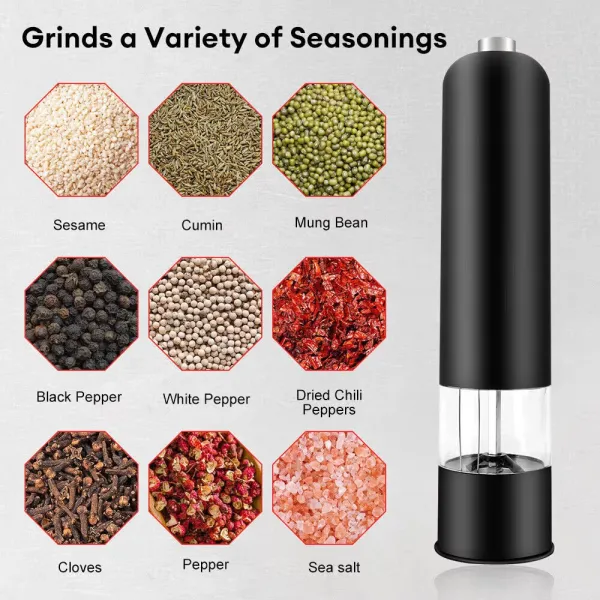 Electric Stainless Steel Pepper Grinder