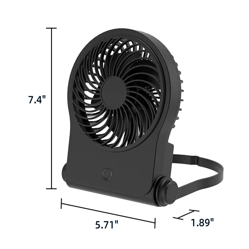 Dual Power Adjustable Wind Speed Small Fan