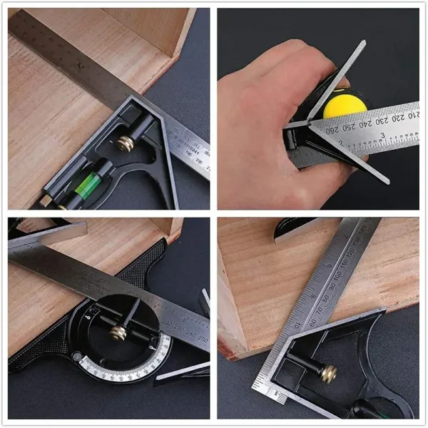 Stainless Steel Protractor and Ruler